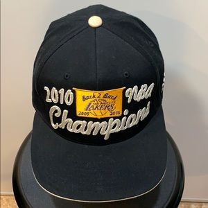 LA Lakers 2010 Back 2 Back NBA Champions Dad Hat